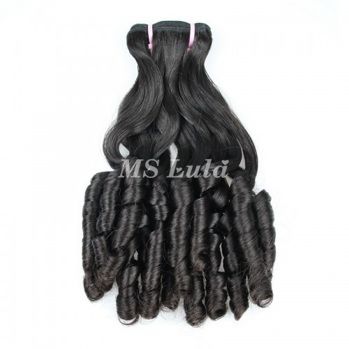 Double Drawn Rose Curly Virgin Human Hair Bundles With 4x4 Lace Closure | Human Hair Wig | Lace Front